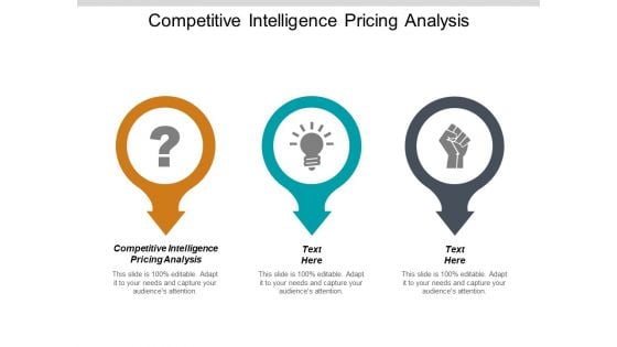 Competitive Intelligence Pricing Analysis Ppt PowerPoint Presentation Infographics Good Cpb