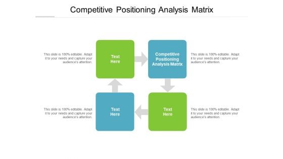 Competitive Positioning Analysis Matrix Ppt PowerPoint Presentation Infographics Show Cpb