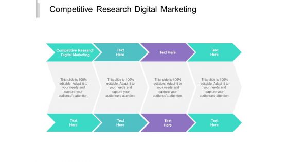Competitive Research Digital Marketing Ppt PowerPoint Presentation Professional Master Slide Cpb