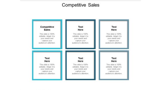 Competitive Sales Ppt PowerPoint Presentation Gallery Portfolio Cpb