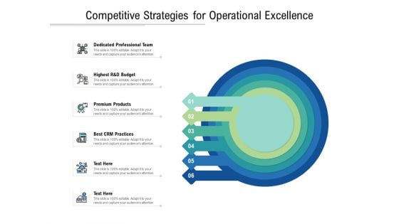 Competitive Strategies For Operational Excellence Ppt PowerPoint Presentation Show Design Inspiration