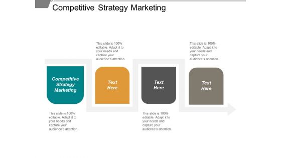 Competitive Strategy Marketing Ppt PowerPoint Presentation Layouts Icon