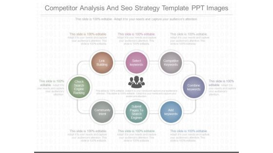 Competitor Analysis And Seo Strategy Template Ppt Images