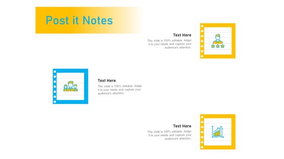 Competitor Analysis Post It Notes Ppt Slides Show PDF