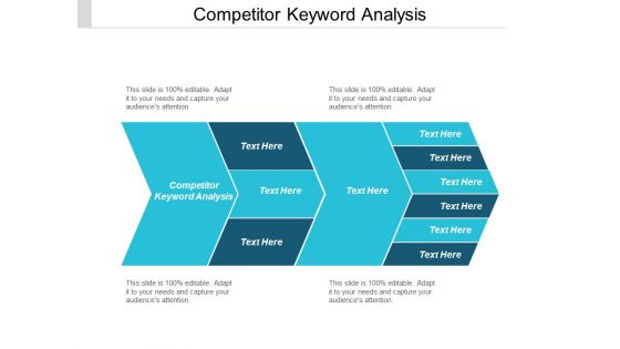 Competitor Keyword Analysis Ppt PowerPoint Presentation Infographics Influencers Cpb