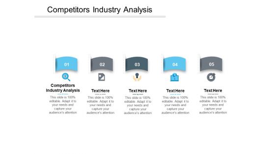 Competitors Industry Analysis Ppt PowerPoint Presentation File Designs Cpb