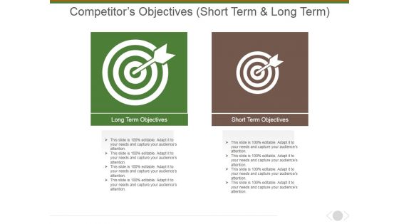 Competitors Objectives Ppt PowerPoint Presentation Infographics Topics