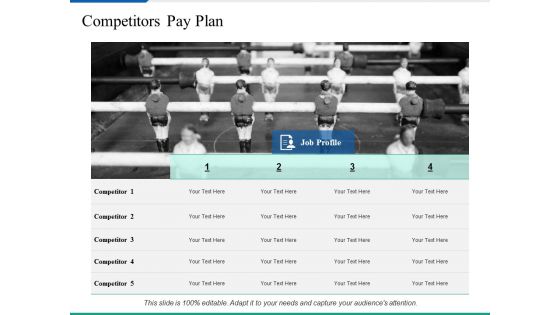 Competitors Pay Plan Ppt PowerPoint Presentation Pictures Graphics Design