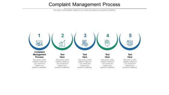 Complaint Management Process Ppt PowerPoint Presentation Slides Example Cpb Pdf