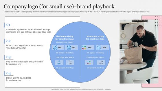 Complete Brand Promotion Playbook Company Logo For Small Use Brand Playbook Microsoft PDF