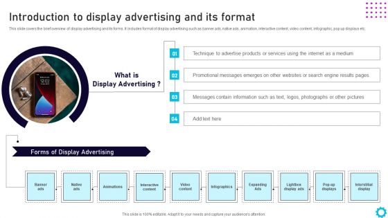 Complete Guide For Display Introduction To Display Advertising And Its Format Microsoft PDF