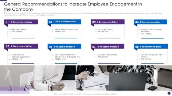 Complete Guide For Total Employee Involvement Strategic Approach General Recommendations To Increase Employee Template PDF