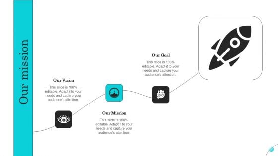 Complete Guide Of Paid Media Marketing Techniques Our Mission Template PDF