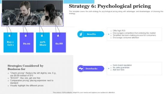 Complete Guide To Product Pricing Techniques Strategy 6 Psychological Pricing Topics PDF