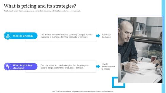 Complete Guide To Product Pricing Techniques What Is Pricing And Its Strategies Background PDF