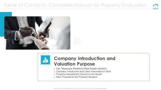 Complete Manual For Property Evaluation Ppt PowerPoint Presentation Complete With Slides