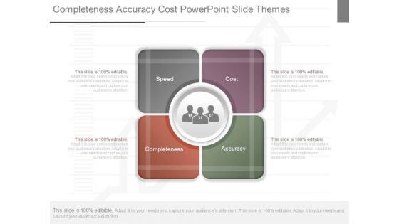 Completeness Accuracy Cost Powerpoint Slide Themes