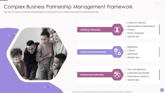 Complex Business Partnership Management Framework Microsoft PDF Complex Business Partnership Management Framework Microsoft PDF