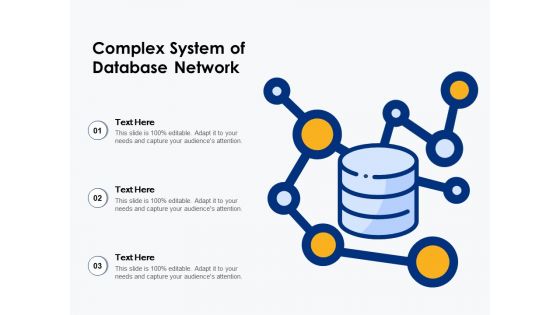 Complex System Of Database Network Ppt PowerPoint Presentation Gallery Background Designs PDF