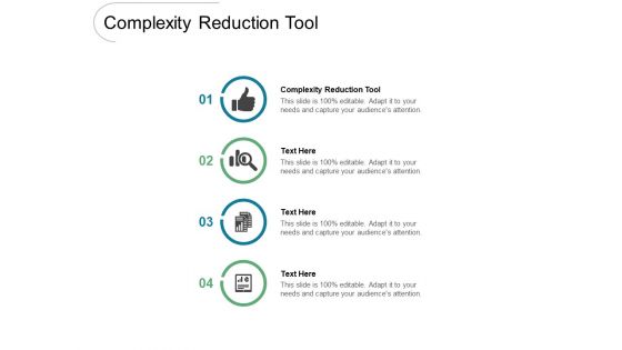 Complexity Reduction Tool Ppt PowerPoint Presentation Summary Samples Cpb Pdf