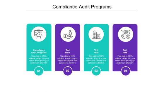 Compliance Audit Programs Ppt PowerPoint Presentation Styles Layout Cpb