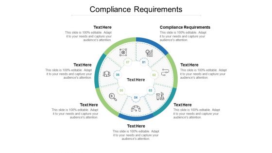 Compliance Requirements Ppt PowerPoint Presentation Icon Example Topics Cpb