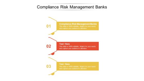 Compliance Risk Management Banks Ppt PowerPoint Presentation Icon Sample Cpb