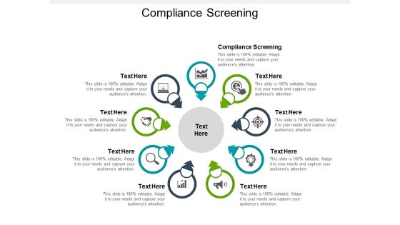 Compliance Screening Ppt PowerPoint Presentation Infographic Template Graphics Design Cpb