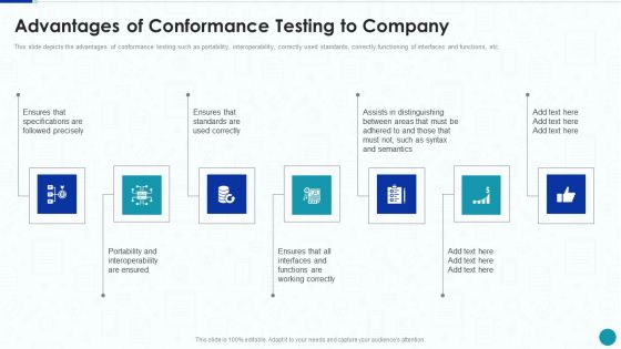 Compliance Testing IT Advantages Of Conformance Testing To Company Ideas PDF