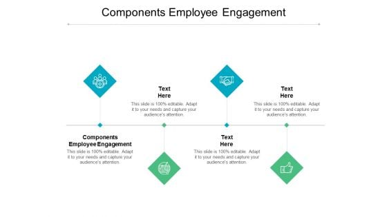 Components Employee Engagement Ppt PowerPoint Presentation Slides Examples Cpb