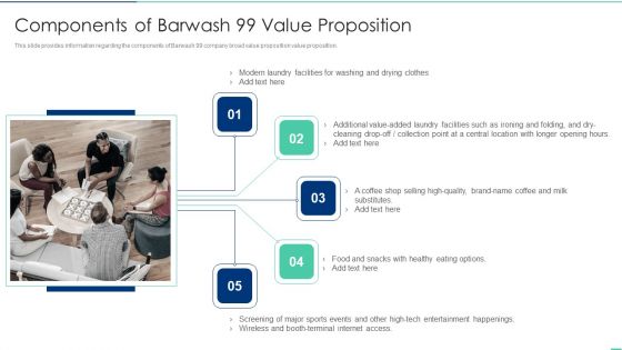 Components Of Barwash 99 Value Proposition Ppt Portfolio Inspiration PDF