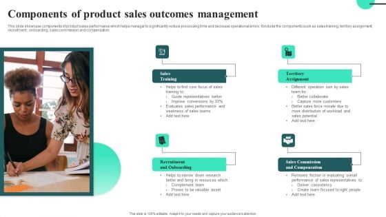 Components Of Product Sales Outcomes Management Structure PDF