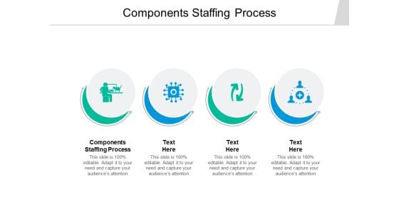 Components Staffing Process Ppt PowerPoint Presentation Ideas Design Templates Cpb