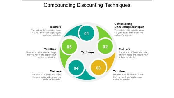 Compounding Discounting Techniques Ppt PowerPoint Presentation Icon Slides Cpb Pdf