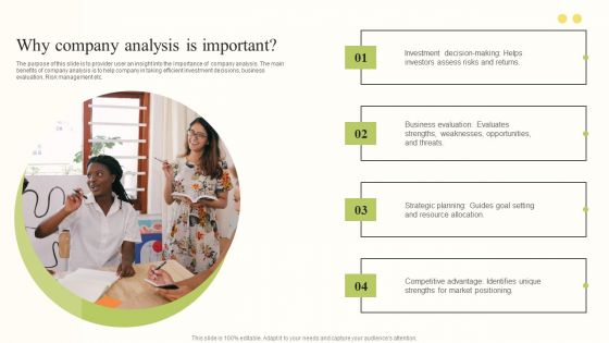 Comprehensive Company Profiling For A Coaching Firm Why Company Analysis Is Important Inspiration PDF