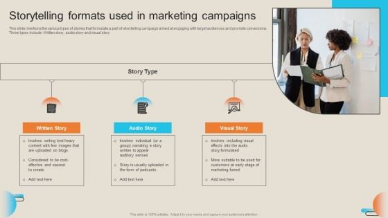 Comprehensive Guide For Storytelling Promotion Storytelling Formats Used In Marketing Campaigns Inspiration PDF