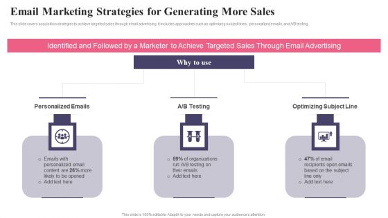 Comprehensive Guide To Acquire Customers Email Marketing Strategies For Generating Sample PDF Comprehensive Guide To Acquire Customers Email Marketing Strategies For Generating Sample PDF
