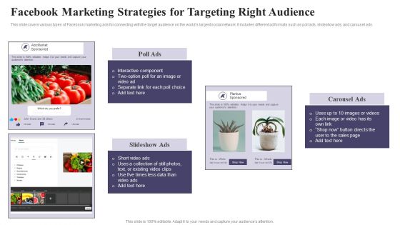 Comprehensive Guide To Acquire Customers Facebook Marketing Strategies For Targeting Portrait PDF