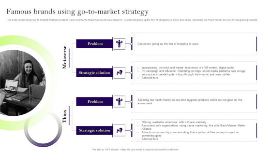 Comprehensive Guide To Develop A Strategic Product Strategy Famous Brands Using Go To Market Strategy Inspiration PDF