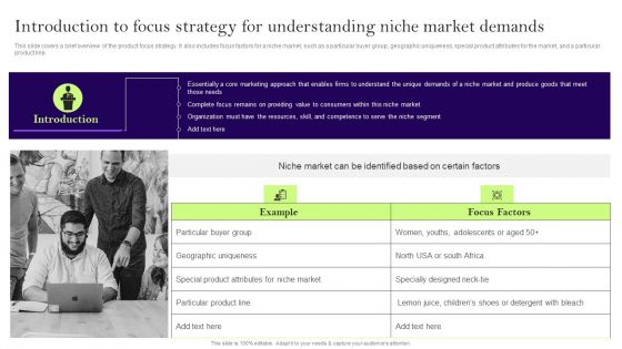 Comprehensive Guide To Develop A Strategic Product Strategy Introduction Focus Strategy Understanding Template PDF