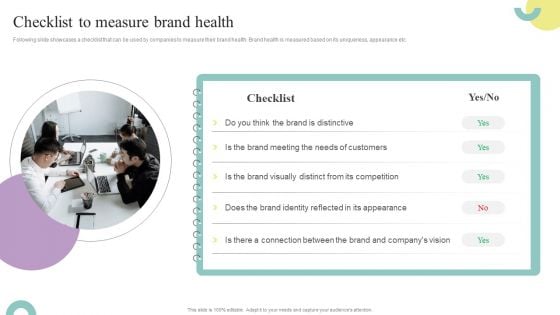 Comprehensive Guide To Enhance Checklist To Measure Brand Health Elements PDF