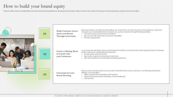 Comprehensive Guide To Strengthen Brand Equity How To Build Your Brand Equity Inspiration PDF