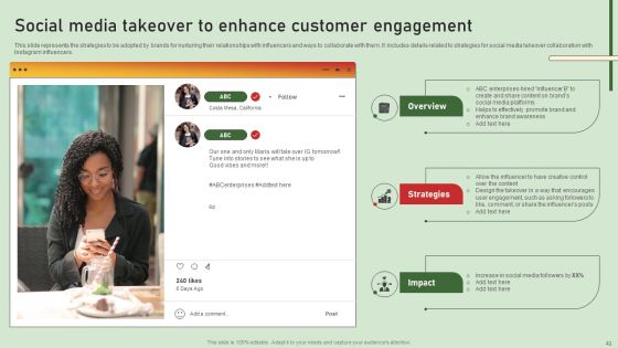 Comprehensive Influencer Promotional Guide To Improve Brand Reputation Ppt PowerPoint Presentation Complete Deck With Slides Slide41
