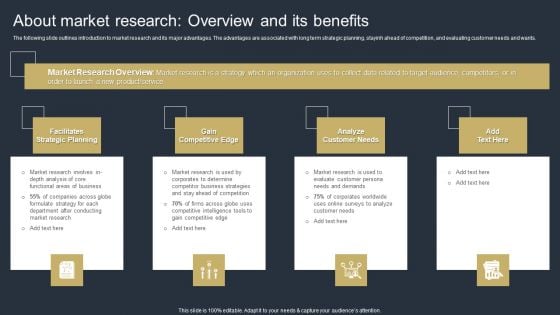 Comprehensive Market Research Guide About Market Research Overview And Its Benefits Topics PDF