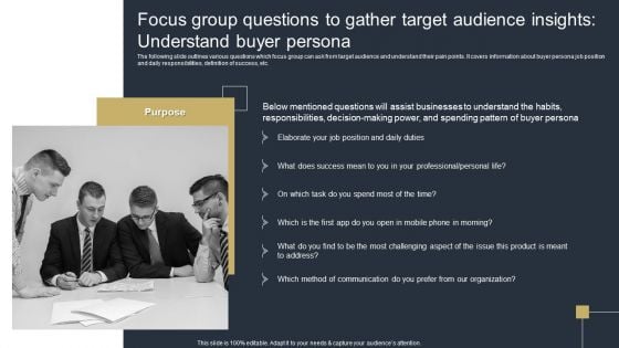 Comprehensive Market Research Guide Focus Group Questions To Gather Target Audience Insights Download PDF Comprehensive Market Research Guide Focus Group Questions To Gather Target Audience Insights Download PDF