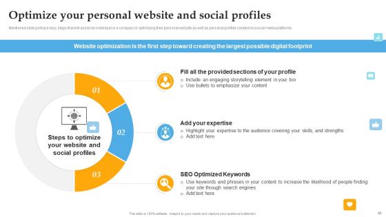 Comprehensive Personal Brand Building Guide For Social Media Influencers Ppt PowerPoint Presentation Complete Deck With Slides Slide43
