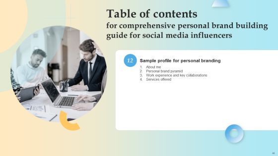 Comprehensive Personal Brand Building Guide For Social Media Influencers Ppt PowerPoint Presentation Complete Deck With Slides Slide46