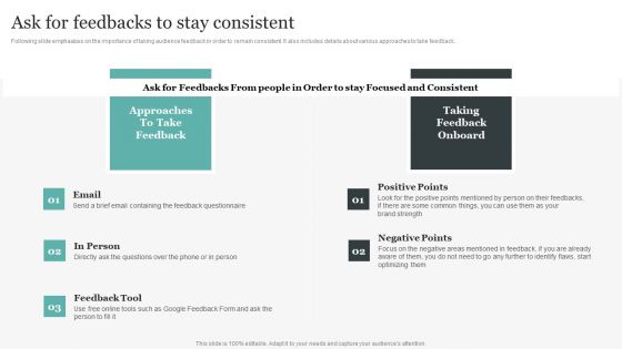 Comprehensive Personal Branding Guidelines Ask For Feedbacks To Stay Consistent Structure PDF Comprehensive Personal Branding Guidelines Ask For Feedbacks To Stay Consistent Structure PDF