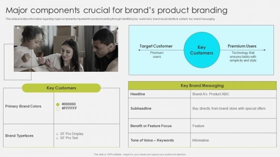 Comprehensive Promotion Guidelines To Administer Brand Major Components Crucial For Brands Product Branding Microsoft PDF