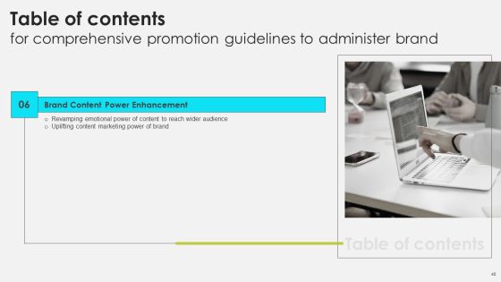 Comprehensive Promotion Guidelines To Administer Brand Ppt PowerPoint Presentation Complete Deck With Slides Slide40
